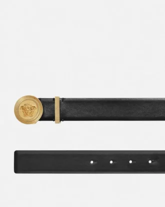 Ceinture en cuir Medusa Biggie 3 cm