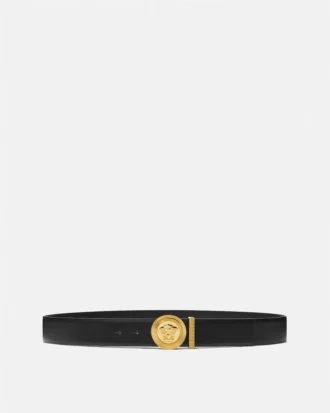 Ceinture en cuir Medusa Biggie 4 cm