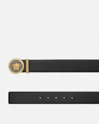 Ceinture en cuir Medusa Biggie 4 cm