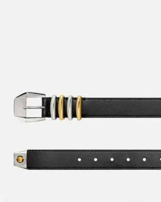 Ceinture en cuir Medusa Heritage 3 cm