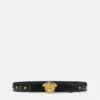Ceinture en cuir ornée La Medusa 4 cm Ceinture en cuir ornée La Medusa 4 cm