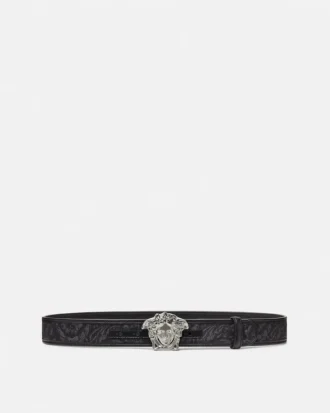 Ceinture en toile jacquard La Medusa 4 cm