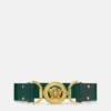 Ceinture Medusa 95 effet croco  6 cm