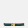 Ceinture Medusa Biggie effet croco 3 cm