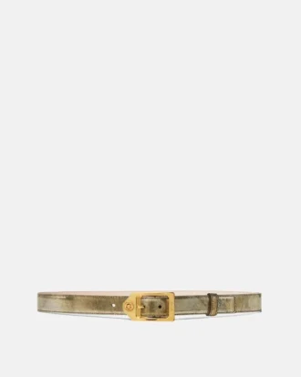 Ceinture Medusa Biggie effet lézard 3 cm