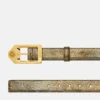 Ceinture Medusa Biggie effet lézard 3 cm Ceinture Medusa Biggie effet lézard 3 cm