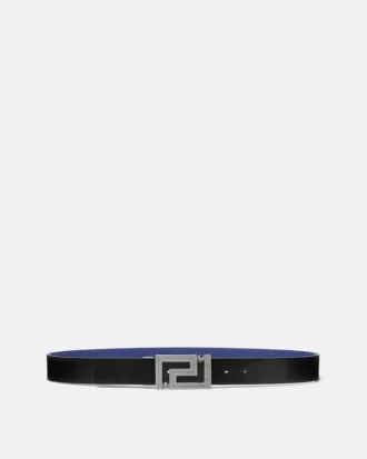 Ceinture réversible en cuir Greca 3,5 cm