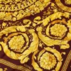 Écharpe en twill de soie imprimée 90 cm
