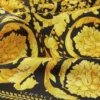 Écharpe en twill de soie imprimée 90 cm