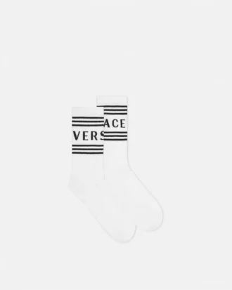 Chaussettes en coton côtelé