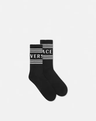 Chaussettes en coton côtelé