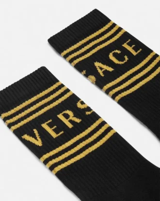 Chaussettes en coton côtelé