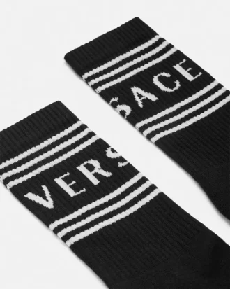 Chaussettes en coton côtelé