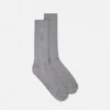 Chaussettes en coton côtelé brodées Chaussettes en coton côtelé brodées