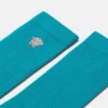 Chaussettes en coton côtelé brodées Chaussettes en coton côtelé brodées