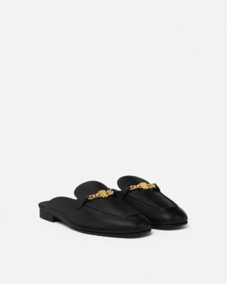 Chaussons en cuir Medusa