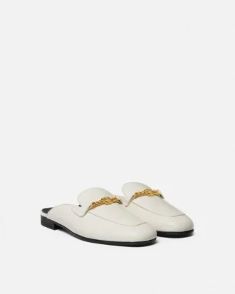 Chaussons en cuir Medusa