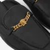 Chaussons en cuir Medusa Chaussons en cuir Medusa