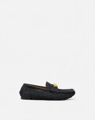 Chaussures Driver en toile jacquard La Medusa Chaussures Driver en toile jacquard La Medusa