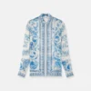 Chemise ajustée en crêpe Underwater Barocco Chemise ajustée en crêpe Underwater Barocco
