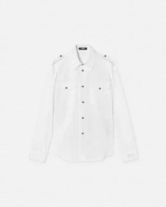 Chemise classique en popeline de coton