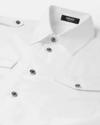 Chemise classique en popeline de coton