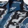 Chemise classique en twill de soie imprimé