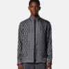 Chemise classique en twill de soie imprimé Chemise classique en twill de soie imprimé