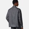 Chemise classique en twill de soie imprimé Chemise classique en twill de soie imprimé