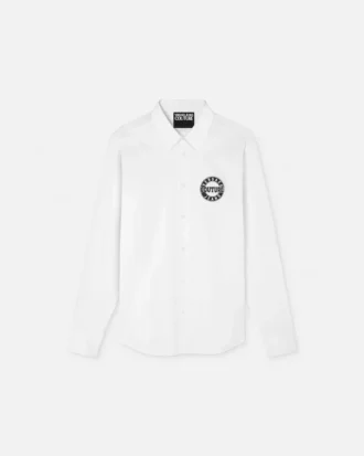 Chemise à coupe classique avec logo