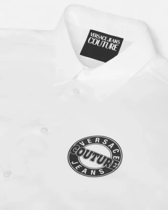 Chemise à coupe classique avec logo