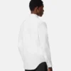 Chemise de soirée en popeline de coton brodée Chemise de soirée en popeline de coton brodée