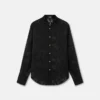 Chemise de soirée en soie mélangée dévorée python