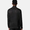 Chemise de soirée en soie mélangée dévorée python
