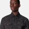 Chemise en denim chambray jacquard Barocco Chemise en denim chambray jacquard Barocco