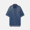 Chemise en denim Medusa Biggie