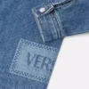 Chemise en denim pour enfant avec logo vintage des années 90 Chemise en denim pour enfant avec logo vintage des années 90