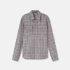 Chemise en flanelle de laine à carreaux Chemise en flanelle de laine à carreaux