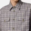 Chemise en flanelle de laine à carreaux Chemise en flanelle de laine à carreaux