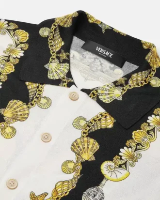 Chemise en maille de soie Coral Theatre