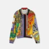 Chemise en maille de soie imprimée Chemise en maille de soie imprimée