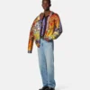 Chemise en maille de soie imprimée Chemise en maille de soie imprimée