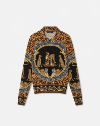 Chemise en maille de soie Wild Cats