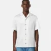 Chemise en mélange de soie jacquard Chemise en mélange de soie jacquard
