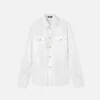 Chemise en popeline de coton jacquard Chemise en popeline de coton jacquard
