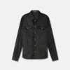 Chemise en popeline de coton jacquard Chemise en popeline de coton jacquard