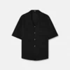 Chemise en popeline de coton jacquard Chemise en popeline de coton jacquard