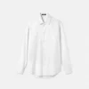 Chemise en popeline de coton jacquard Chemise en popeline de coton jacquard