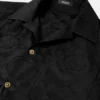 Chemise en popeline de coton jacquard Chemise en popeline de coton jacquard