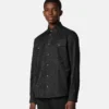 Chemise en popeline de coton jacquard Chemise en popeline de coton jacquard